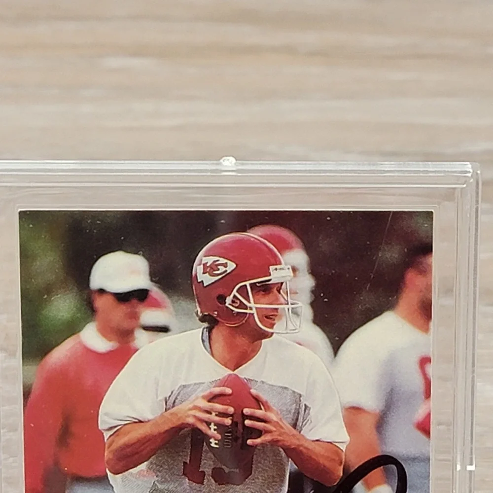 1993 Topps Stadium Club Joe Montana Signed Members Choice Kansas City Chiefs